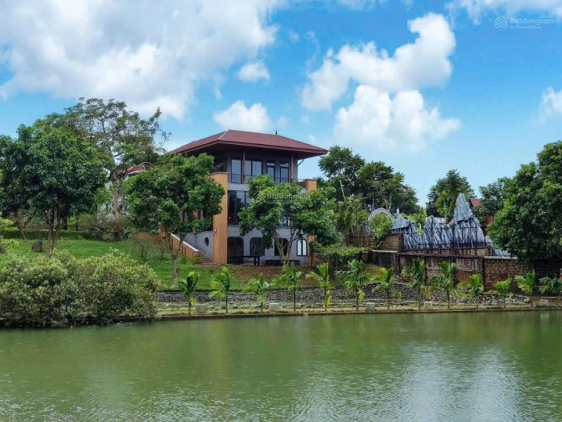 ĐẤT VIEW HỒ, 100M2 FULL THỔ CƯ, GIÁP KHU CNC HÒA LẠC, ĐH QUỐC GIA HN, CỔ ĐÔNG, SƠN TÂY GIÁ HƠN 3TY