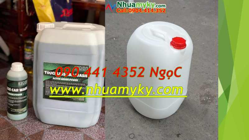 Bán can nhựa chứa 25 lít thành phần hóa học, can nhựa 20 lít đựng cồn công nghiệp 