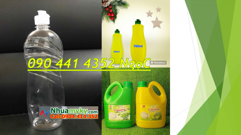 Can nhựa 1 lít vuông đựng axit, vỏ can nhựa 500ml đựng nhớt xe máy 