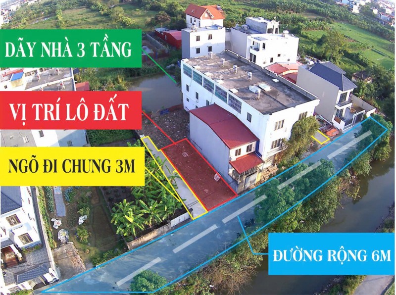 BÁN ĐẤT 2 MẶT TIỀN TRÀNG CÁT – HẢI AN – ĐƯỜNG 6M Ô TÔ TRÁNH – GIÁ 2,61 TỶ