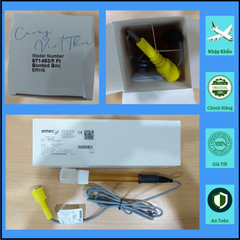 Cảm biến đo Redox ( ORP), điện cực đo Redox ( ORP), đầu dò đo Redox ( ORP) model ERHS hãng EMEC