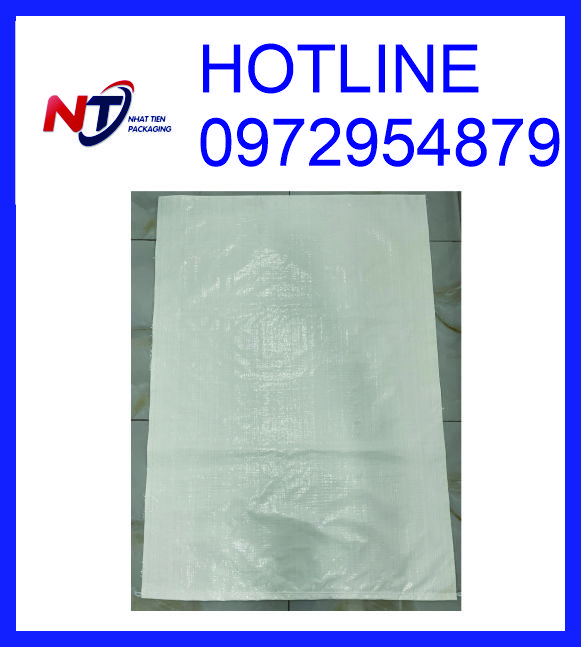 Sản xuất bao PP dệt màu trắng không in giá rẻ, quy cách đa dạng