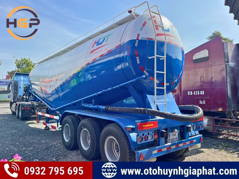 Bán mooc bồn xi téc MINGWEI chở xi măng rời 52 khối