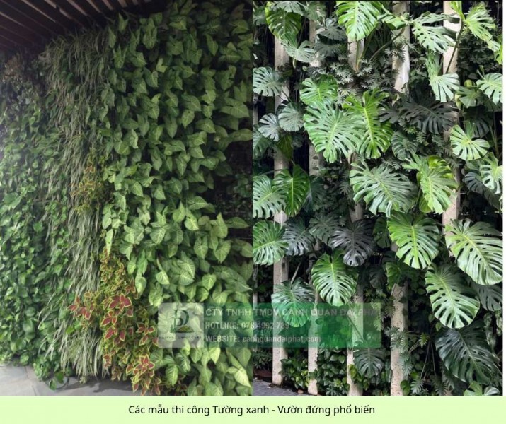 THI CÔNG TƯỜNG XANH – HỆ THỐNG TƯỚI TỰ ĐỘNG NHÀ HÀNG - QUÁN CAFE