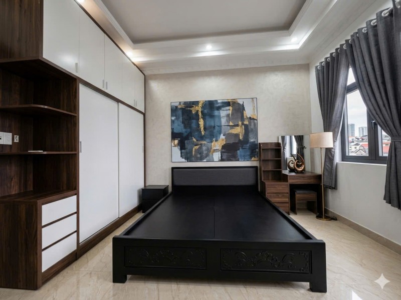 CHI 7. x TỶ- HTP- GẦN HOÀNG QUỐC VIỆT- ĐƯỜNG XE TẢI- GẦN PHÚ MÝ HƯNG- NHÀ 4 TẦNG- DT 4.6 x 12- DÂN