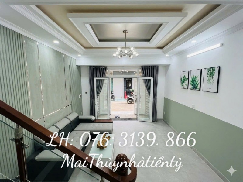 CHI 7. x TỶ- HTP- GẦN HOÀNG QUỐC VIỆT- ĐƯỜNG XE TẢI- GẦN PHÚ MÝ HƯNG- NHÀ 4 TẦNG- DT 4.6 x 12- DÂN