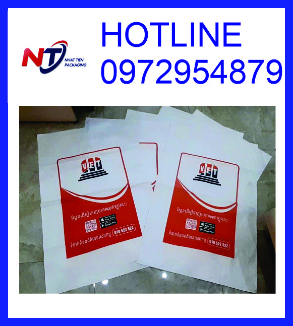 Cung cấp bao PP trắng có in theo yêu cầu, mẫu mã đa dạng