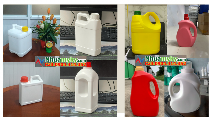 SX can nhựa 1 lít vuông công nghiệp, cam kết: dày – tuổi thọ cao – an toàn thực phẩm 