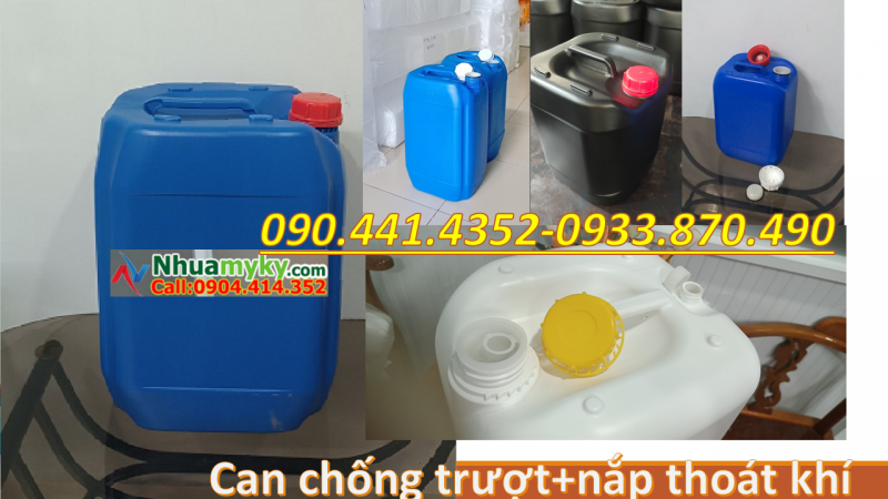 Can nhựa 20 lít đựng nước đường, can 25 lít đựng rượu, can nhựa 30L đựng hóa chất ngành dệt 