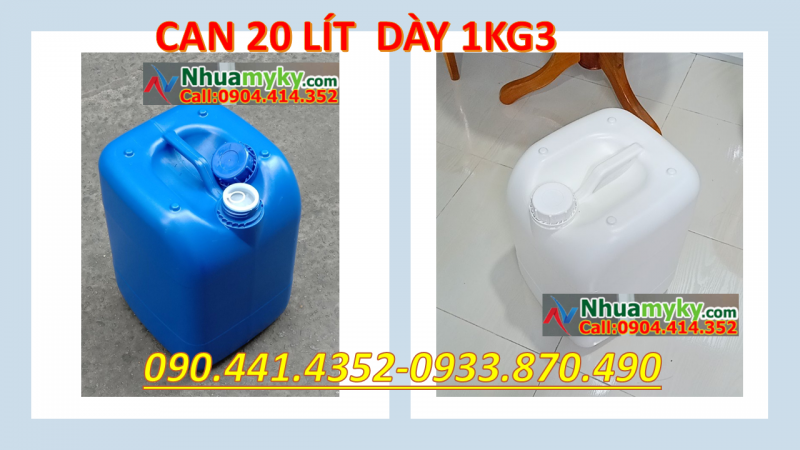 Can nhựa 20 lít đựng nước đường, can 25 lít đựng rượu, can nhựa 30L đựng hóa chất ngành dệt 