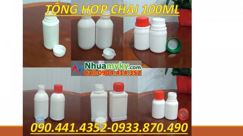 Chai nhựa 250ml nắp ấn đựng kem dưỡng da, chai nhựa 100ml chiết mỹ phẩm 
