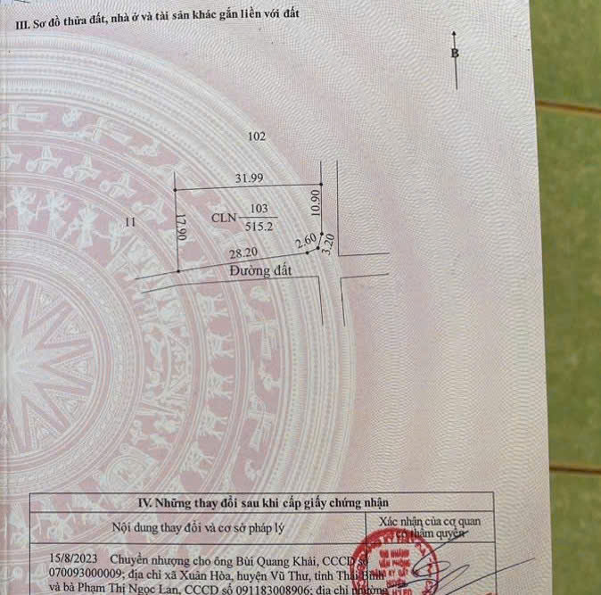 SỞ HỮU NGAY 515m² – 2 MẶT TIỀN – FULL THỔ CƯ