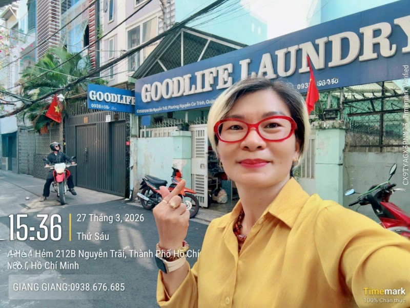 BÁN NHÀ 2 TẦNG GOODLIFE LAUNDRY HXH Đ.NGUYỄN TRÃI, QUẬN 1- NGANG LỚN 6M NỞ HẬU VUÔNG 11,8M*16M- CHỈ