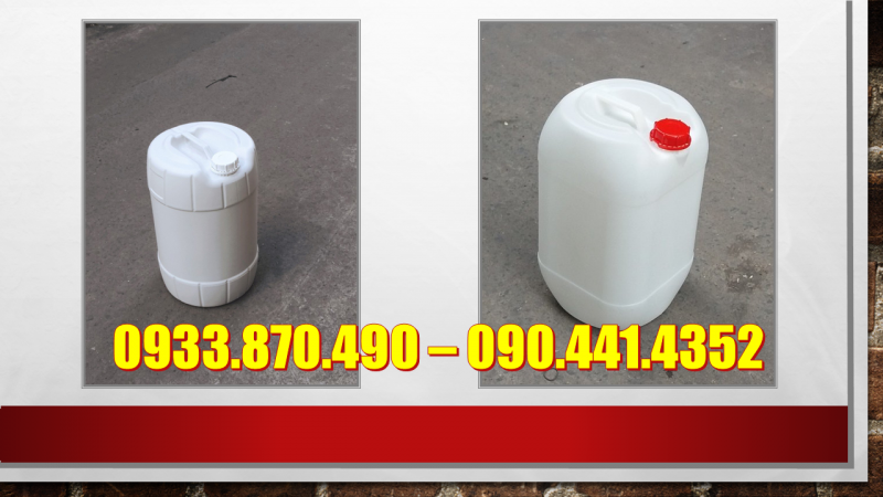 Can nhựa 20 lít chuyên chứa thành phần độc hại, axit mạnh, cồn nồng độ cao