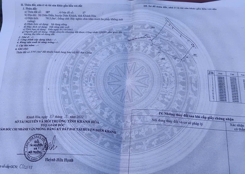 CHÍNH CHỦ BÁN ĐẤT DIÊN ĐIỀN – DIÊN KHÁNH, KHÁNH HÒA