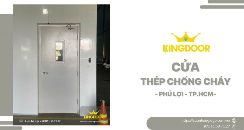 Cửa Thép Chống Cháy tại Phú Lợi, TP.HCM | Chuẩn PCCC