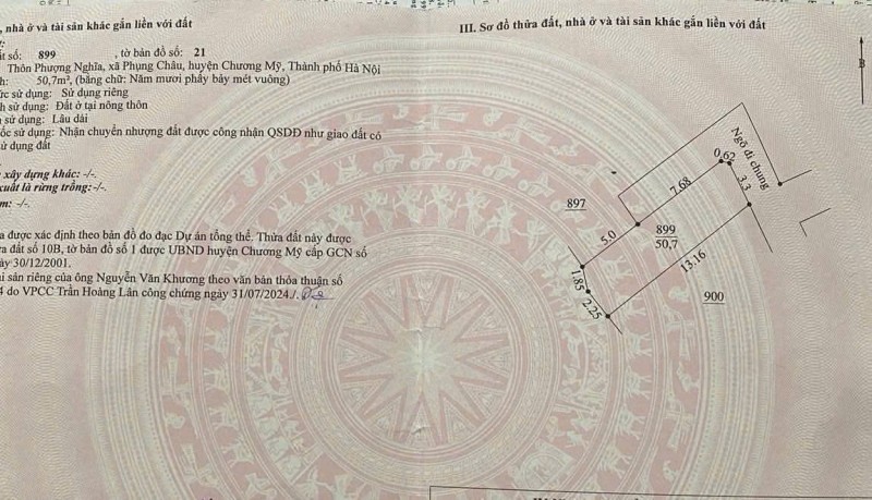 Bán đất thổ cư tại La Tinh, An Khánh, Hà Nội. Sẵn sổ đỏ, pháp lý chuẩn. Giá 105tr/m2