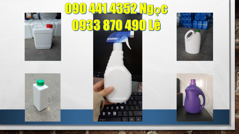 Can nhựa 5 lít đựng hóa chất, có sx can nhựa 5 lít đựng thực phẩm (nhựa số 2) 