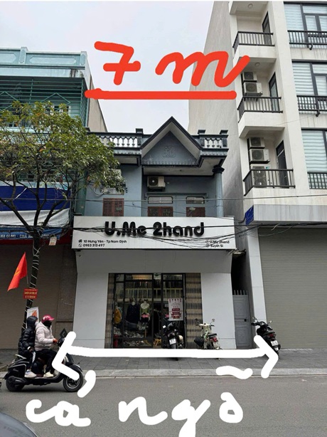 CHÍNH CHỦ CẦN BÁN NHÀ MẶT ĐƯỜNG Số 10 Đường Hưng Yên, Phường Quang Trung, TP Nam định