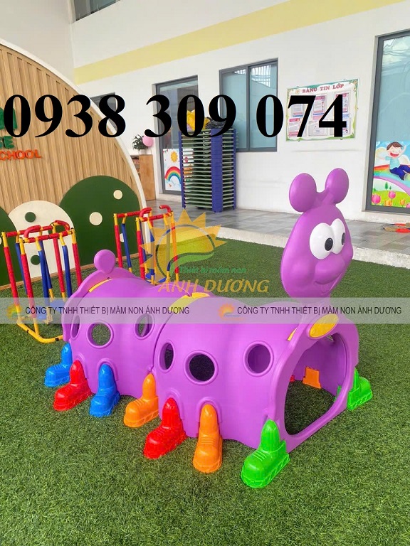 Hầm chui con sâu tím mầm non, hang chui con sâu mầm non