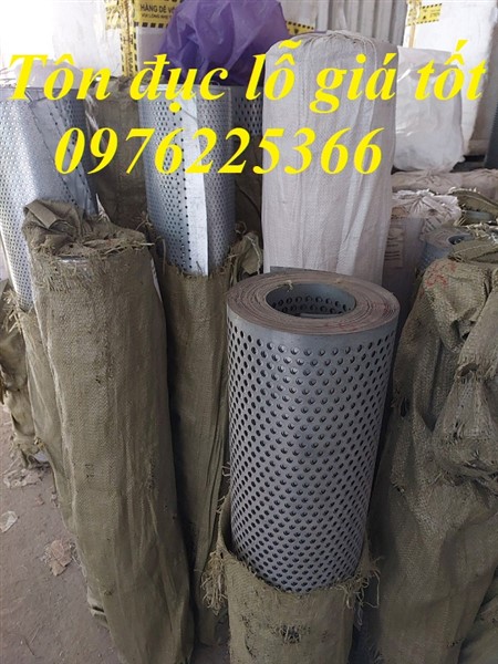 Tôn đột lỗ tròn, lưới thép đột lỗ 