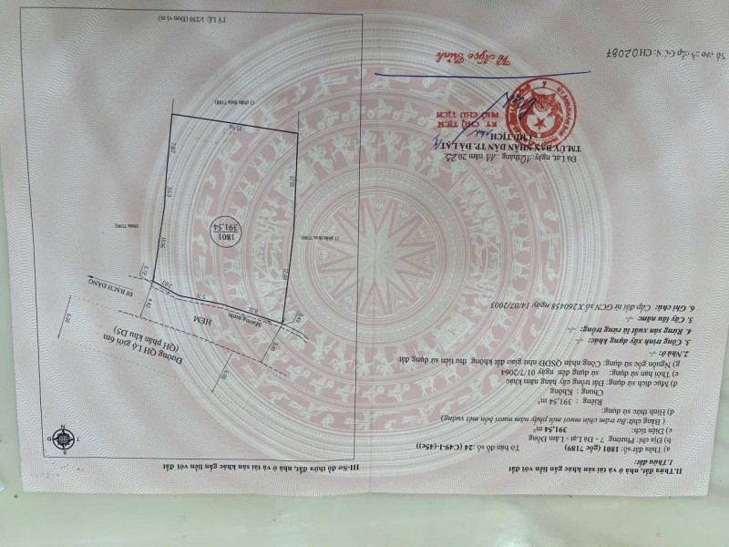 BÁN GẤP LÔ ĐẤT MẶT TIỀN ĐẸP - DIỆN TÍCH LỚN  – ĐÀ LẠT - LÂM ĐỒNG