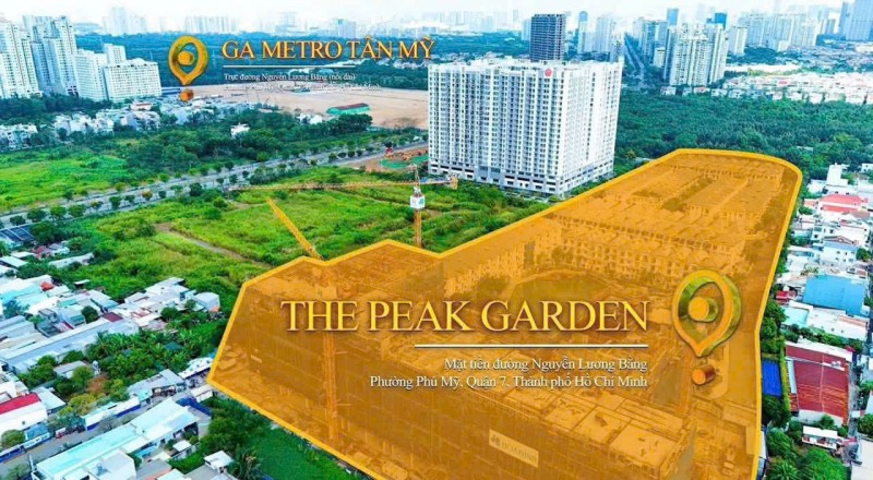 The Peak Garden Quận 7 chính thức nhận giữ chỗ với giá từ 75 triệu/m2, cạnh ga metro