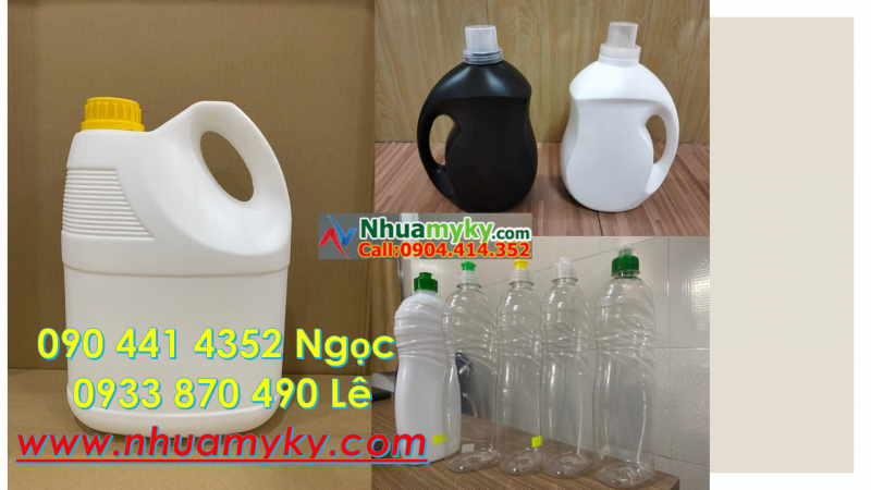 SX can nhựa 500ml vuông, can 1 lít tròn, can nhựa 2 lít đựng màu pha loãng