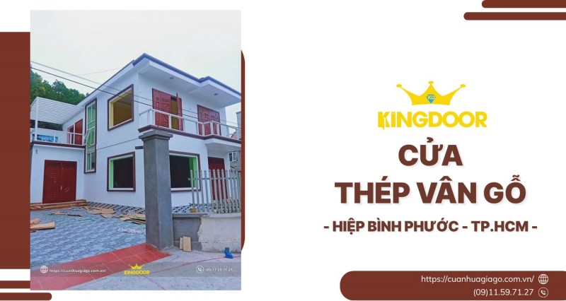 Cửa Thép Vân Gỗ Tại Hiệp Bình Phước, TP.HCM | Báo Giá 2026