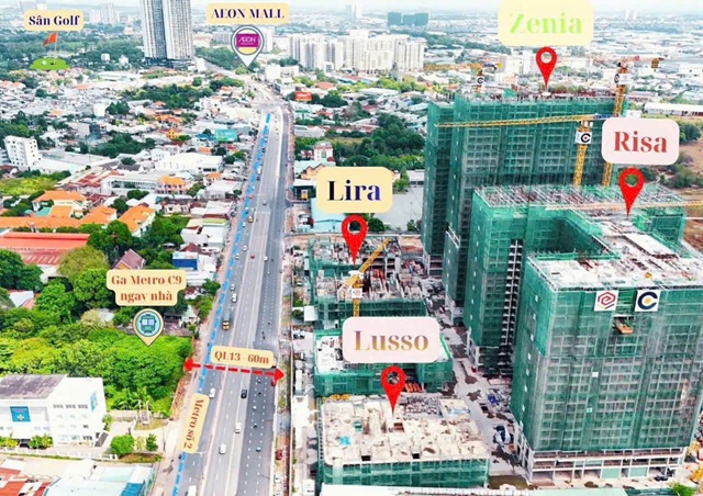 Căn hộ Mỹ tại Sài Gòn  Lusso Saigon tiêu chuẩn 5 sao giá chỉ 300tr sở hữu, Phường Bình Hòa, TP