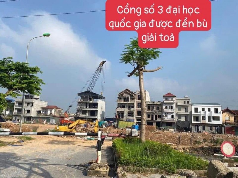 Cô ruột em nhờ bán mảnh đất tại cổng đại học Quốc Gia trên Hòa Lạc