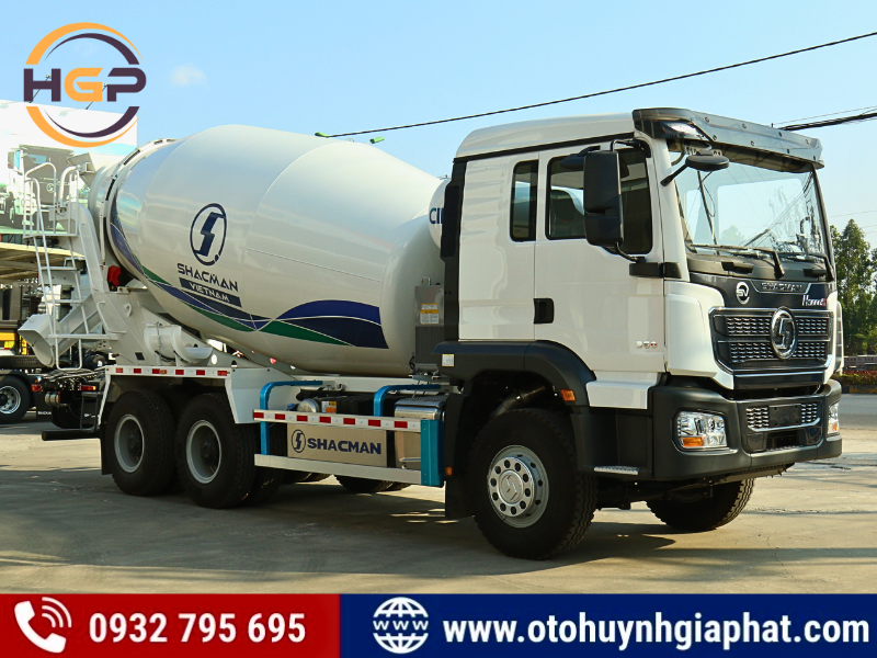 Bán xe bồn trộn Shacman H3000S dung tích 10 khối