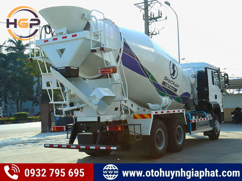 Bán xe bồn trộn Shacman H3000S dung tích 10 khối