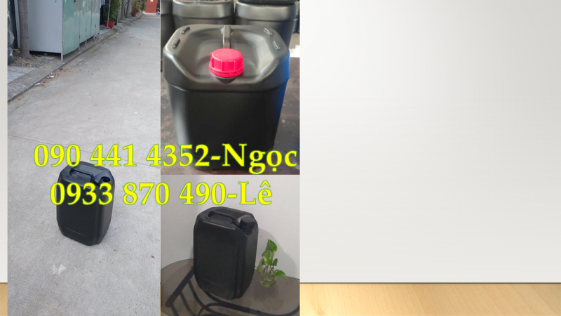 CÓ SX CAN NHỰA 20 LÍT ĐỰNG HÓA CHẤT NGÀNH Y TẾ, MỸ PHẨM, THỰC PHẨM ĐẢM BẢO VỆ SINH, GIÁ HỢP LÝ 