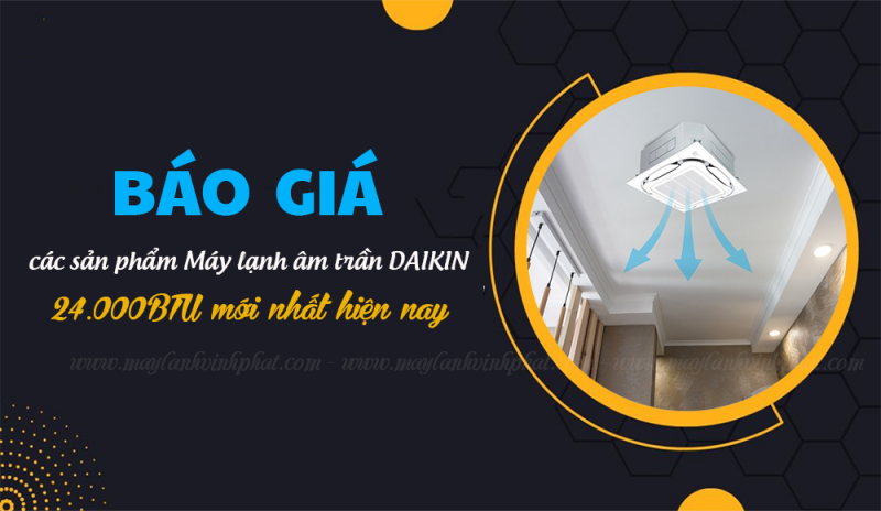 Máy lạnh âm trần DAIKIN Inverter R32 2.5HP thẩm mỹ và chất lượng tốt, giá cạnh tranh nhất