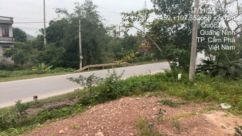 CHÍNh CHỦ CẦN BÁN NHANH ĐẤT MẶT ĐƯỜNG QUỐC LỘ 18 –  XÃ MÔNG DƯƠNG, CẨM PHẢ, QUẢNG NINH