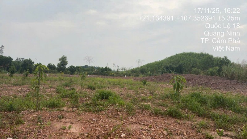 CHÍNh CHỦ CẦN BÁN NHANH ĐẤT MẶT ĐƯỜNG QUỐC LỘ 18 –  XÃ MÔNG DƯƠNG, CẨM PHẢ, QUẢNG NINH