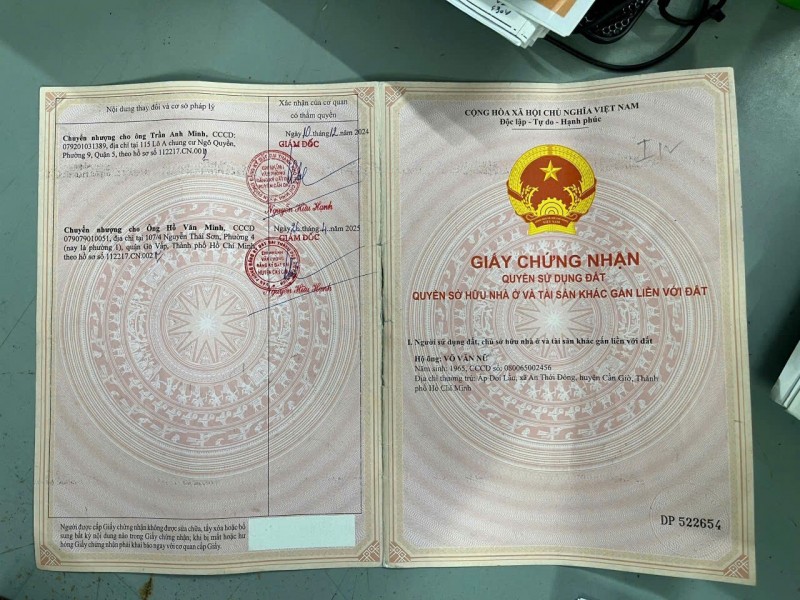 CHÍNH CHỦ BÁN ĐẤT Tại Vị Trí Đắc Địa mặt tiền Khu dân cư Tắc Cá Cháy, xã An Thới Đông, Cần Giờ. Dt