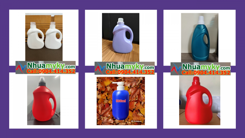 SX can nhựa 1 lít đựng chất làm sạch kính, can nhựa 2 lít đựng dung dịch vệ sinh xe