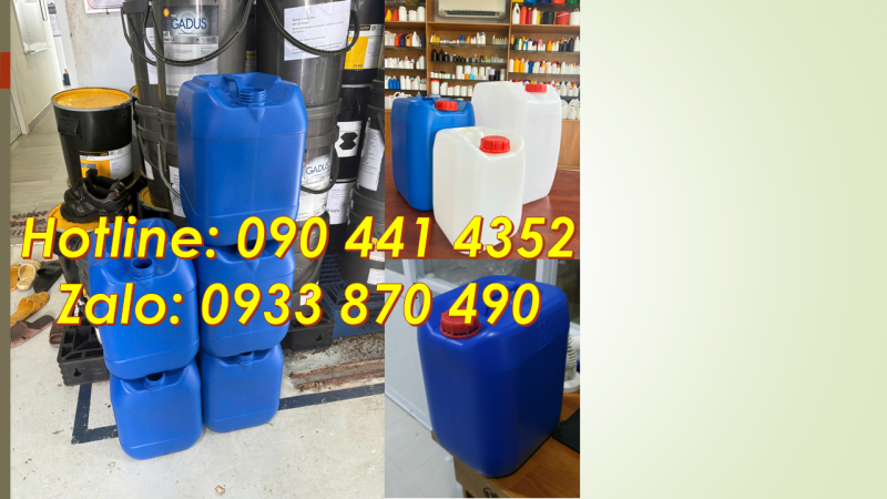 Can nhựa 20 lít đựng thuốc trừ sâu, can nhựa 25 lít, giá can nhựa 30 lít vuông