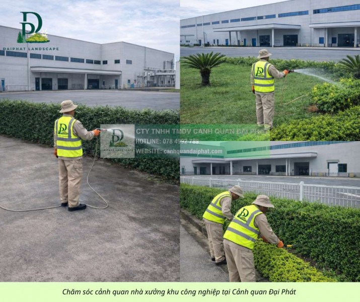 Dịch Vụ Cưa Cây, Cắt Cỏ Nhà Máy Tại KCN Amata Biên Hòa – An Toàn, Chuyên Nghiệp, Giá Tốt