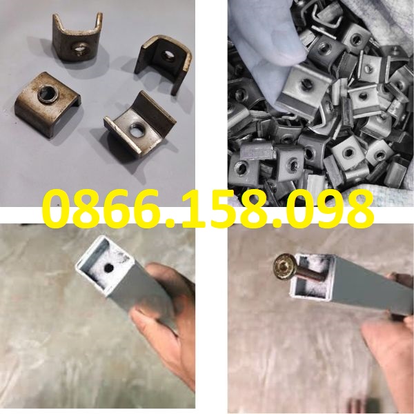 Pát sắt chữ U 1 lỗ giá lẻ rẻ như bán buôn