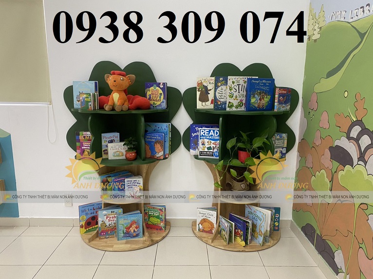 Kệ sách montessori ,kệ sách mầm non chất lượng cao