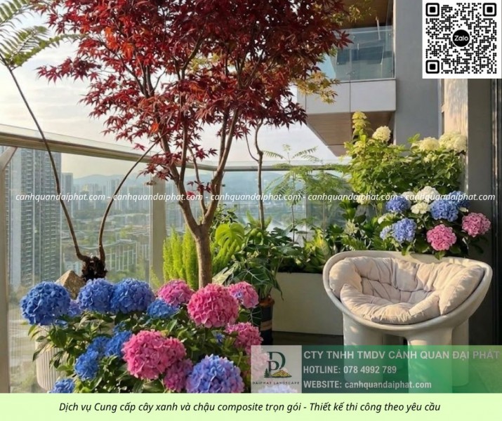 Thiết Kế Thi Công Cảnh Quan Sân Vườn Chậu Composite Theo Yêu Cầu Tại Bà Rịa – Vũng Tàu