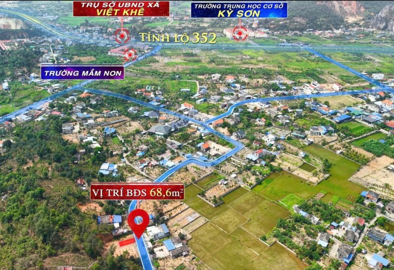 BÁN ĐẤT KÌ SƠN – THUỶ NGUYÊN – NGÕ 5,2M Ô TÔ – GIÁ TỪ 4Xx TRIỆU/68M²