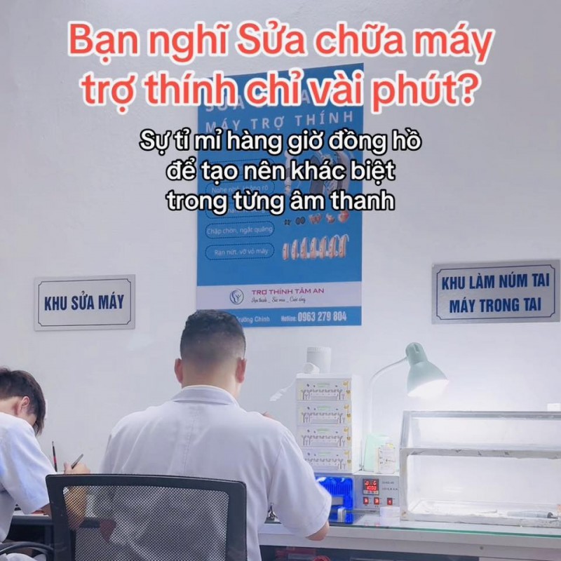 Sửa chữa máy trợ thính – tỉ mỉ tạo nên khác biệt trong từng âm thanh