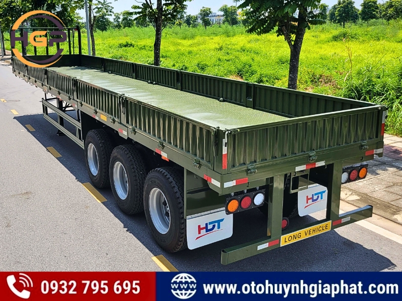 Sàn lửng mở bửng Cimc Huajun 2 trại thái - Chạy linh hoạt, kiếm tiền tối đa