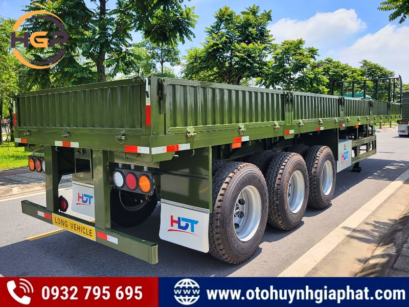 Sàn lửng mở bửng Cimc Huajun 2 trại thái - Chạy linh hoạt, kiếm tiền tối đa