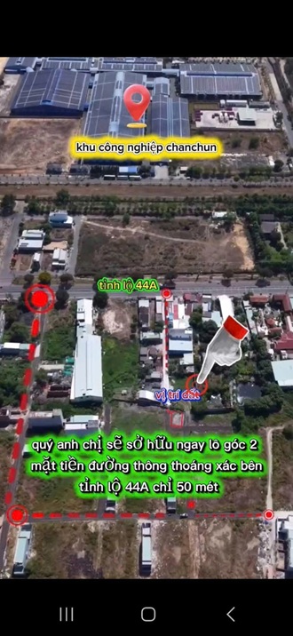 ĐẦU TƯ SINH LỜI - Chính Chủ Bán Lô Đất Đối Diện Cty Chanchul An Ngãi, H. Long Điền, Bà Rịa Vũng Tàu.