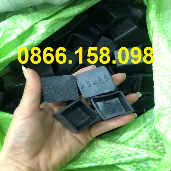 Bán sỉ nút nhựa bịt đầu sắt hộp vuông 25 giá rẻ